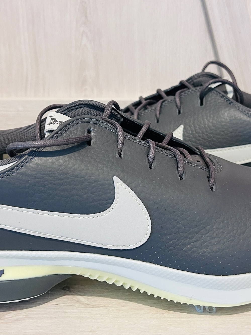 Nike Air Zoom Victory Tour 3 Iron Grey Silver Mens Golf Shoes DV6798 001 Sz 10.5
